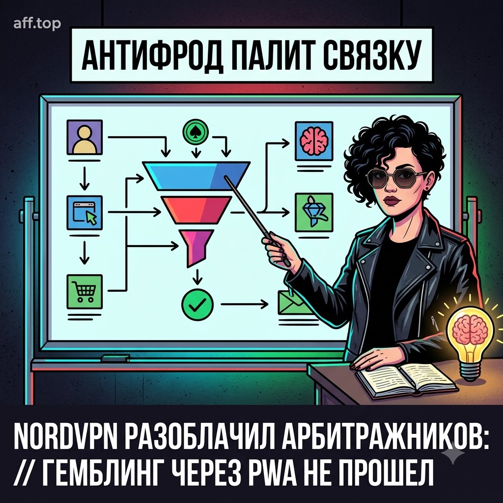 NordVPN спалил команду, которая лили на igambling