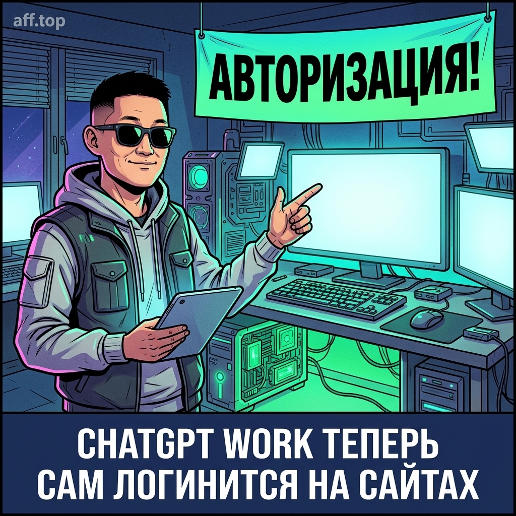 ChatGPT Work научили авторизовываться на сайтах