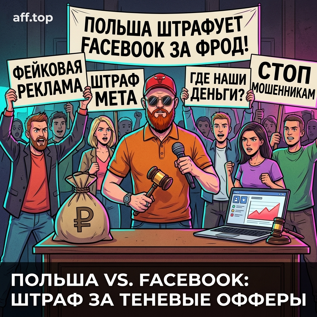 Польша хочет оштрафовать Facebook за мошенническую рекламу