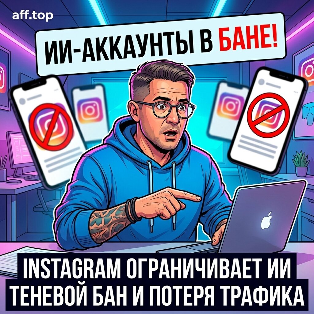 Новые ограничение в Instagram для ИИ-профилей