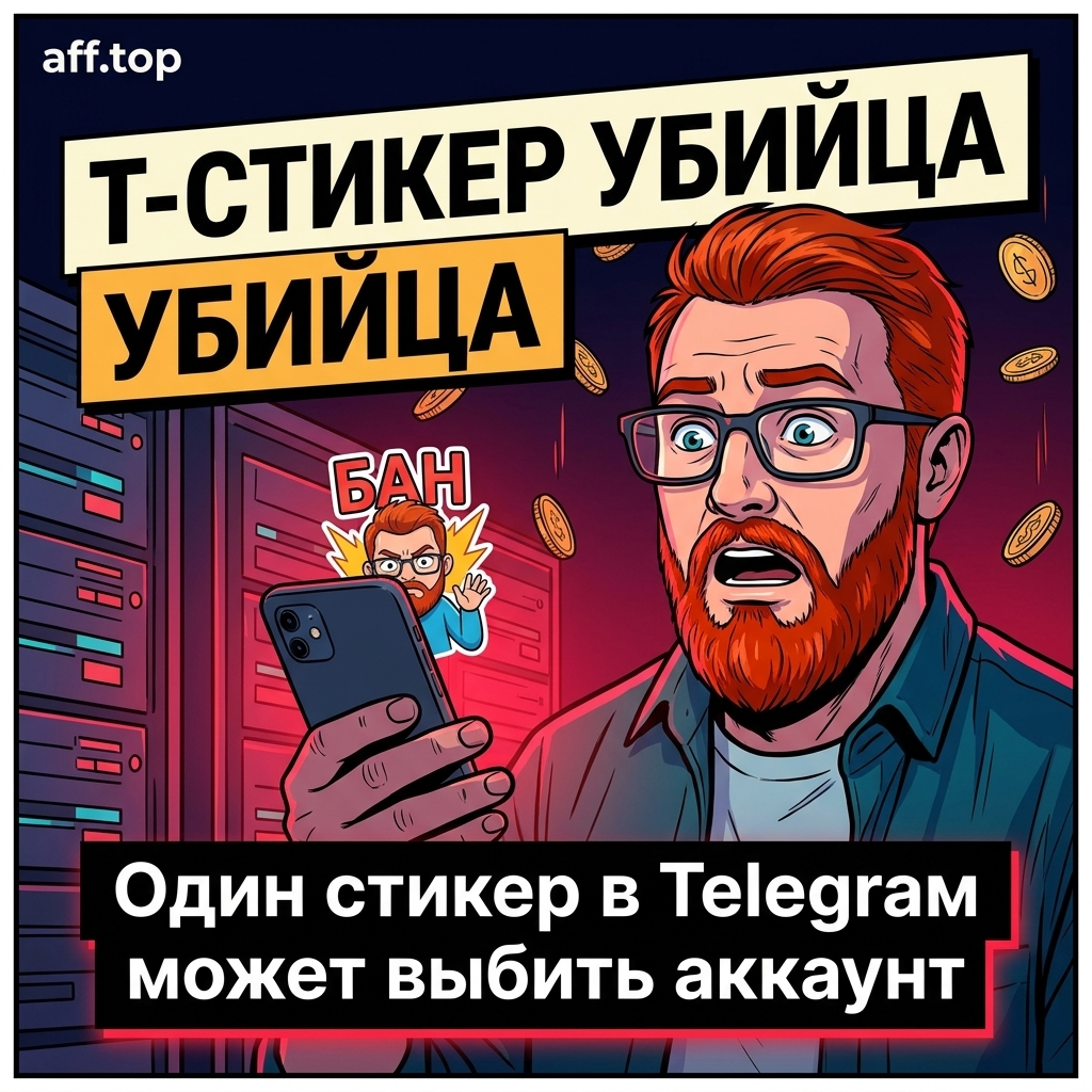 Один стикер в Telegram может выбить аккаунт