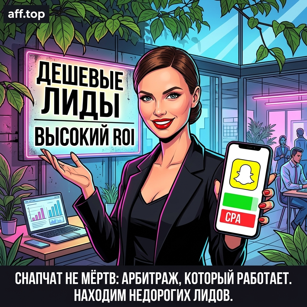 Арбитраж трафика в Snapchat Ads
